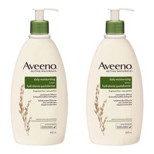 AVEENO DAILY MOISTURIZING LOTION 600ML X2 - BRAND NEW